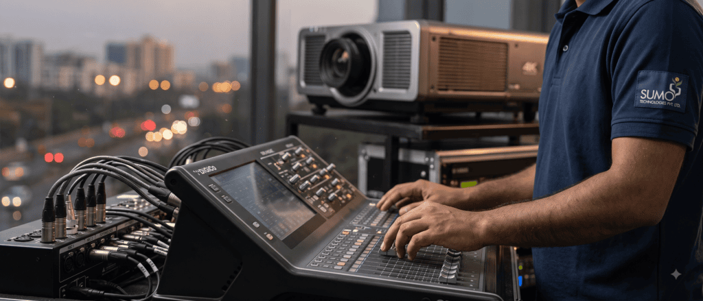 AV equipment on rent in Pune - Sumotech