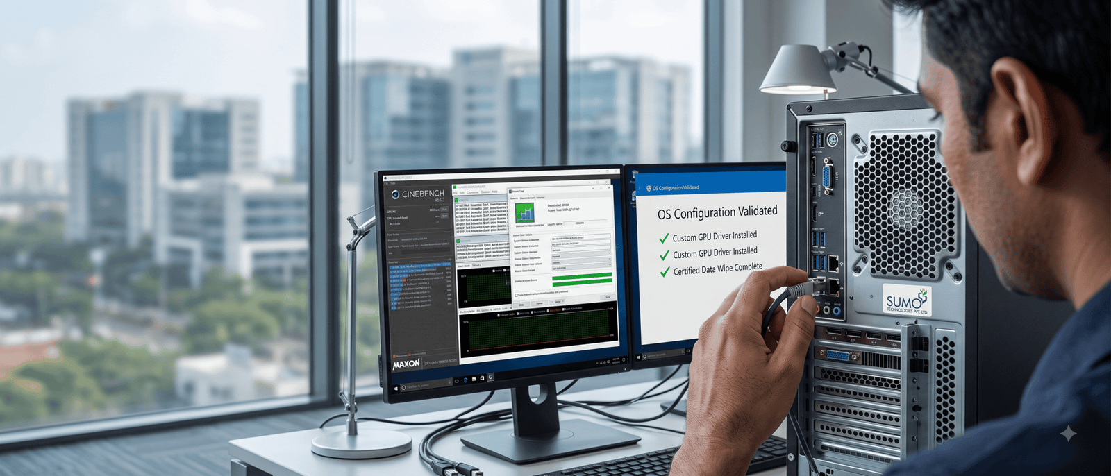 rendering workstation on rent Pune - Sumotech
